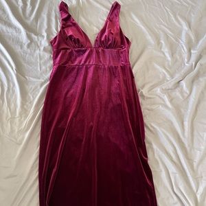 Beautiful velvet tight dress. Size 12. Only wore once